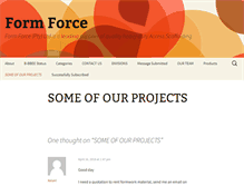 Tablet Screenshot of formforce.co.za